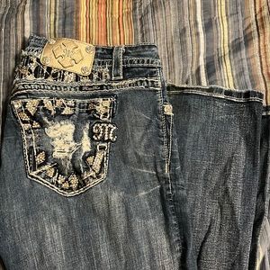 Miss Me bootcut jeans size 32 inseam 37